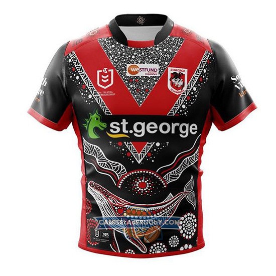 Camiseta St George Illawarra Dragons Rugby 2019 Heroe